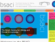 Tablet Screenshot of bsacimeeting.org